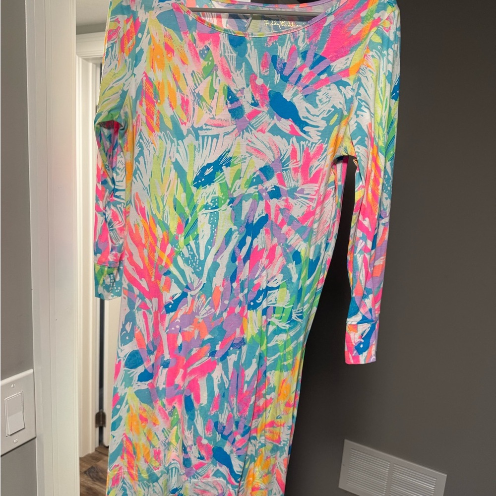 Lilly Pulitzer Colorful Abstract Mini Dress